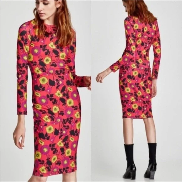 zara floral bodycon dress Shop Zara Dress Perfect for Every Occasion – Bauble Buy